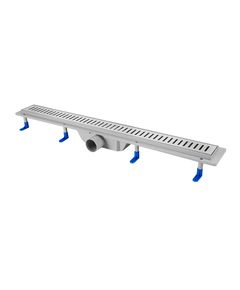 Трап Qtap Dry FA304-800 с сухим затвором и решеткой 800x73 нерж., фото  | SNABZHENIE.com.ua