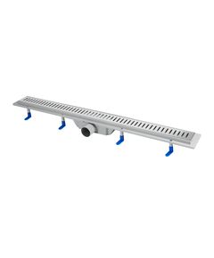 Трап Qtap Dry FA304-900 900x73 с сухим затвором и решеткой из нержавейки, фото  | SNABZHENIE.com.ua