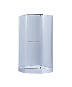 Душова кабіна Lidz Dozorca SC90x90, прозоре 6 мм скло, низький піддон, фото  | SNABZHENIE.com.ua