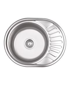Кухонна мийка Lidz 5745, 0,6 мм, Micro Decor, фото  | SNABZHENIE.com.ua