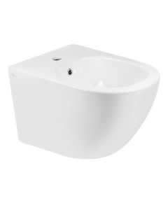 Подвесное биде Qtap Jay 520x360x320 мм, белое, фото  | SNABZHENIE.com.ua