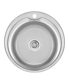 Кухонная мойка Lidz 510-D 0,8 мм Micro Decor, фото  | SNABZHENIE.com.ua