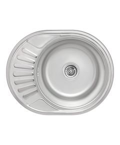 Кухонная мойка Lidz 5745, 0,8 мм, Micro Decor, фото  | SNABZHENIE.com.ua