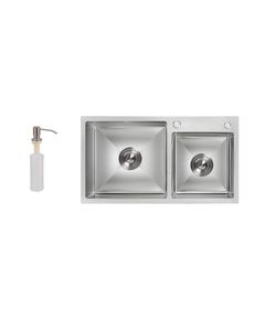 Набор 2 в 1 Lidz: мойка H7843 3.0/1.0 мм Brush + дозатор, фото  | SNABZHENIE.com.ua