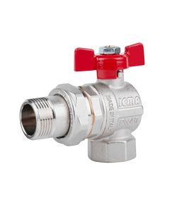 Кран шаровой Icma FAR. ROSSA 3/4 угловой, модель №361, фото  | SNABZHENIE.com.ua