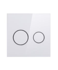 Панель смыва для унитаза Qtap Nest Uni белая, фото  | SNABZHENIE.com.ua