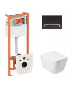 Набор Qtap 3 в 1: инсталляция Nest QT0133M425 и унитаз Crow QT05335, фото  | SNABZHENIE.com.ua
