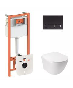 Набор Qtap 3 в 1: инсталляция, панель и унитаз Jay QT0733, фото  | SNABZHENIE.com.ua