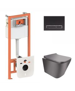 Набор Qtap: инсталляция 3 в 1, унитаз Tern QT1733052ERW, фото  | SNABZHENIE.com.ua