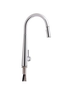 Смеситель для кухни Qtap Evicka 9135103UC с выдвижным изливом, фото  | SNABZHENIE.com.ua