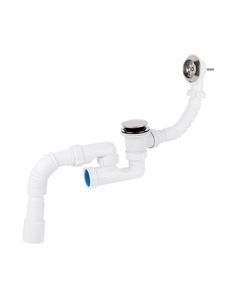 Сифон для ванны Lidz WHI 60 03 V002 02, ревизия, выход 50 мм, фото  | SNABZHENIE.com.ua