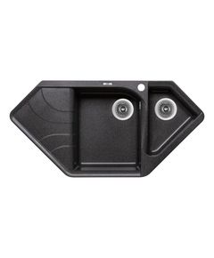 Кухонная мойка Lidz 1000x500/225 с дополнительной чашей GRF-13, фото  | SNABZHENIE.com.ua