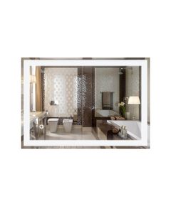 Зеркало Qtap Stork 500x700 с LED-подсветкой, Reverse, белое, фото  | SNABZHENIE.com.ua