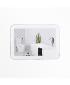 Зеркало Qtap Swan 500x700 с LED-подсветкой, белое, фото  | SNABZHENIE.com.ua