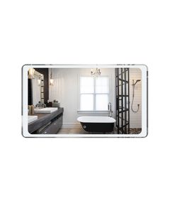 Зеркало Qtap Leo 120x70 см с LED-подсветкой, фото  | SNABZHENIE.com.ua