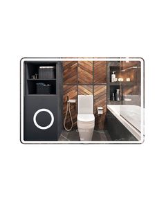 Зеркало Qtap Crow 1000x700 с LED-подсветкой, фото  | SNABZHENIE.com.ua