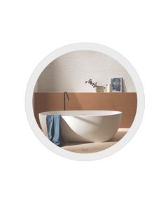 Зеркало Qtap Virgo R400 с LED-подсветкой, фото  | SNABZHENIE.com.ua