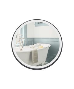 Зеркало Qtap Robin R600 Black LED, антизапотевание, 60x80 см, фото  | SNABZHENIE.com.ua