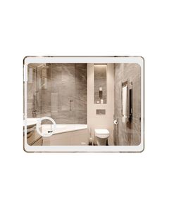 Зеркало Qtap Aquarius 1000х800 с LED-подсветкой, фото  | SNABZHENIE.com.ua