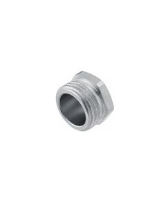 Пробка Karro 1/2 РН нікельована KR-3112 для трубопроводів, фото  | SNABZHENIE.com.ua