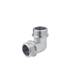 Уголок Karro 3/4 НН никелированный KR-3212 для труб, фото  | SNABZHENIE.com.ua