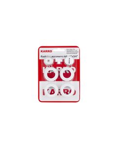 Комплект білих пробок для радіатора Karro 3/4 дюйма, фото  | SNABZHENIE.com.ua