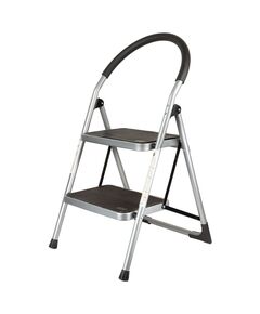 Стремянка стальная 2 ступенчатая FLORA, фото  | SNABZHENIE.com.ua
