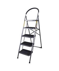 Стремянка стальная 5 ступеней FLORA, фото  | SNABZHENIE.com.ua