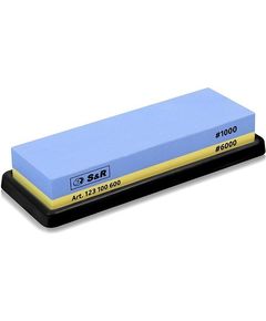 Точильний камінь S&R двосторонній 1000/6000 для заточки інструментів, фото  | SNABZHENIE.com.ua
