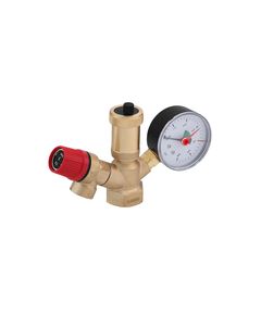 Группа безопасности Karro KR-88138 латунная с выходами 45°, фото  | SNABZHENIE.com.ua