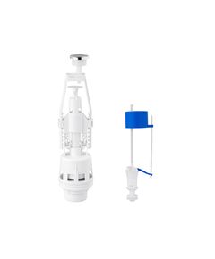 Комплект для бачка унитаза Agua KIT41 с нижней подводкой 1/2, фото  | SNABZHENIE.com.ua