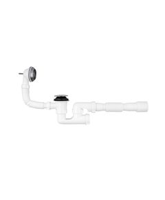 Сифон для ванны Agua BS05K 1 1/2 с Click-Slack, переливом и ревизией, фото  | SNABZHENIE.com.ua