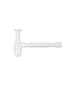Сифон для раковини Agua TB01 1 1/2''х40/50 мм з литим випуском, фото  | SNABZHENIE.com.ua
