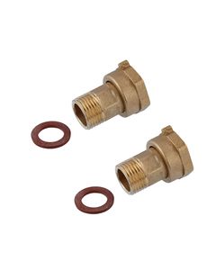 Комплект для водяного счетчика LexLine 1/2x3/4 ВН латунный, фото  | SNABZHENIE.com.ua