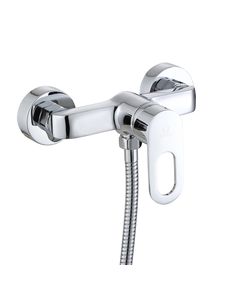 Смеситель для душа Lidz Latwa 010 з гарнітуром, хром, фото  | SNABZHENIE.com.ua