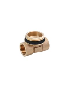 Тройник Karro 1/2x1x1/2 ВНВ латунный для коллектора, фото  | SNABZHENIE.com.ua