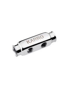 Колектор Karro 2 виходи 1х1/2 РВ, нержавіюча сталь KR-1003, фото  | SNABZHENIE.com.ua