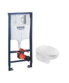 Комплект 4 в 1: Инсталляция Grohe Rapid SL + Унитаз Kroner Oker без ободка, фото  | SNABZHENIE.com.ua