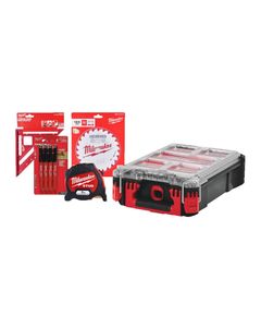 Промо набір для обробки дерева 8 предметів + Packout від MILWAUKEE, фото  | SNABZHENIE.com.ua