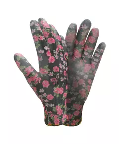 Перчатки трикотажные с частичным ПУ покрытием р8 (черные манжет) SIGMA (9446501), фото  | SNABZHENIE.com.ua