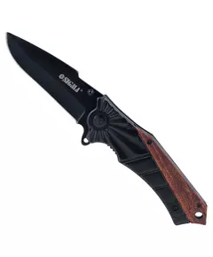 Нож раскладной 120мм (рукоятка комбинированная, металл-дерево) SIGMA (4375801), фото  | SNABZHENIE.com.ua