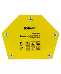 Магнит для сварки трапеция 22кг 90×54×54×43мм (30,45,60,75,90,135°) SIGMA (4270351), фото  | SNABZHENIE.com.ua