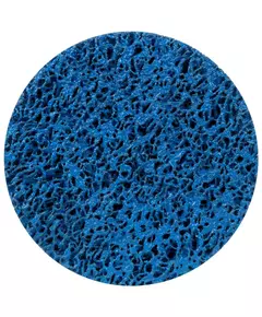 Круг зачистной из нетканого абразива (коралл) Ø125мм на липучке синий средняя жесткость SIGMA (9176211), фото  | SNABZHENIE.com.ua