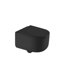 Унітаз підвісний Qtap Taurus безободковий із сидінням Soft-close QT2433084EUQMB, фото  | SNABZHENIE.com.ua