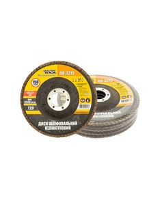 Диск шлифовальный конусный MASTERTOOL Т29 150 зерно 125x22 мм, 5 шт, фото  | SNABZHENIE.com.ua