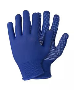 Перчатки трикотажные с точечным ПВХ покрытием р8 Микроточка (синие) SIGMA (9442871), фото  | SNABZHENIE.com.ua