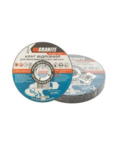 Диск абразивний відрізний GRANITE 125х1.6х22.2 мм для металу, 10 шт, фото  | SNABZHENIE.com.ua