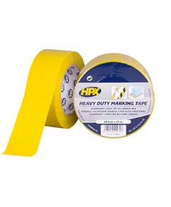 HPX HEAVY DUTY - 48мм x 33м, желтая усиленная самоклеющаяся лента (скотч) для маркировки пола, фото  | SNABZHENIE.com.ua