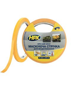 HPX 4400 Золота - маскувальна стрічка 5мм х 25м для моделювання, фото  | SNABZHENIE.com.ua