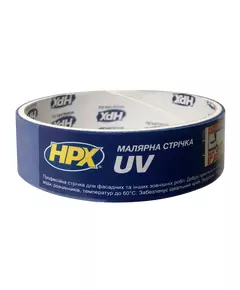 НРХ UV  - 25мм x 2м - УФ-стойкая малярная лента (скотч) для наружных работ, фото  | SNABZHENIE.com.ua